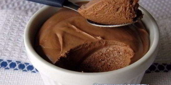Шоколадный мусс с творогом