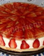 Торт-мусс Клубника с шампанским