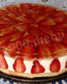 Торт-мусс Клубника с шампанским