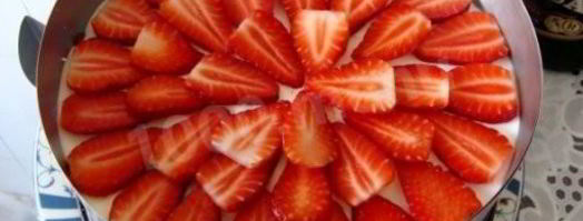 торт-мусс клубника с шампанским. Шаг 21