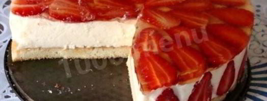 торт-мусс клубника с шампанским. Шаг 22