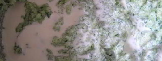 торт-мусс с курицей, шпинатом и черри. Шаг 14