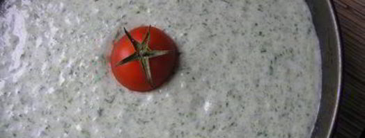 торт-мусс с курицей, шпинатом и черри. Шаг 16