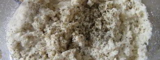 торт-мусс с курицей, шпинатом и черри. Шаг 3