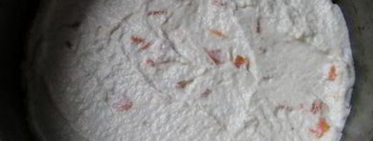 торт-мусс с курицей, шпинатом и черри. Шаг 7