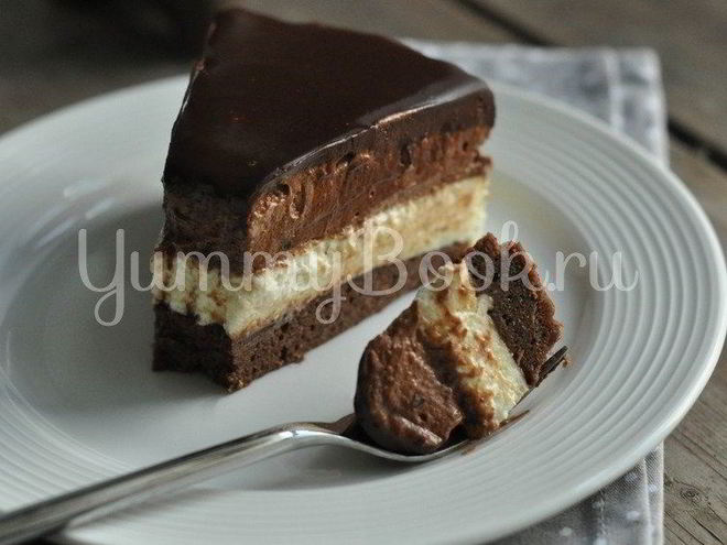 Рецепт торта-мусса сливочно-шоколадный