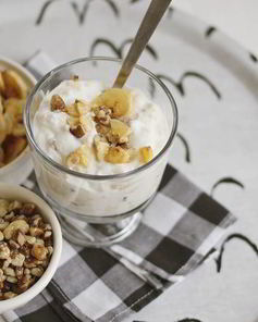 Творожно-банановый мусс