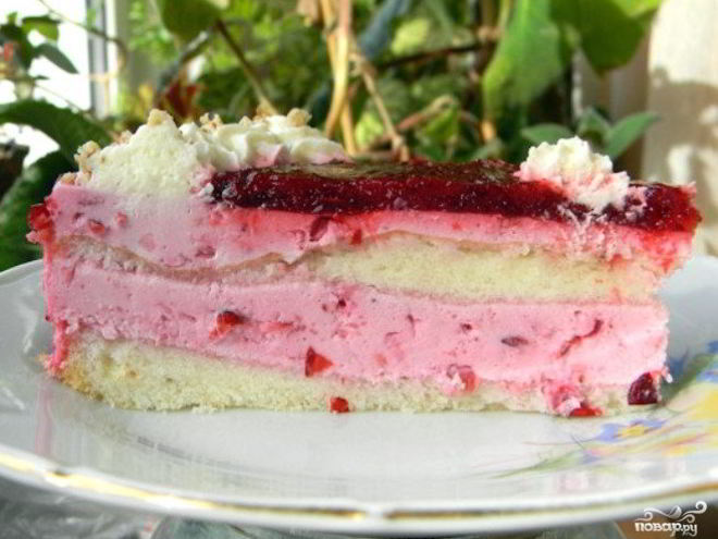 Рецепт творожного мусса для торта