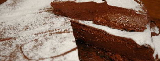 замороженный шоколадный торт-мусс. Шаг 9