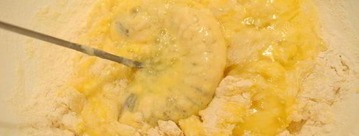 несладкий клафути с томатами черри и пармезаном. Шаг 2