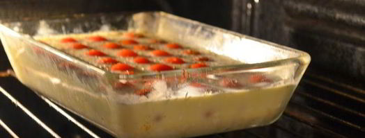 несладкий клафути с томатами черри и пармезаном. Шаг 10