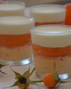 Панна-котта с хурмой