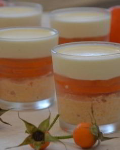 Панна-котта с хурмой