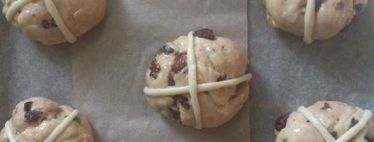 английские пасхальные булочки. Шаг 11