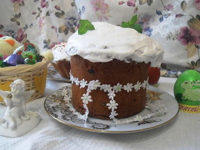 Рецепт ароматного кулича с мятой