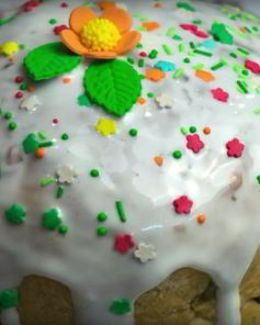 Глазурь для кулича на желатине