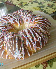 Итальянский пасхальный хлеб