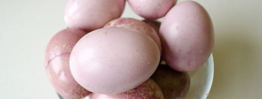 красим пасхальные яйца в розовый цвет соком свеклы. Шаг 7