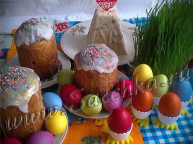 Рецепт кулича без опары