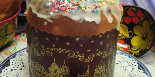 Кулич лимонный