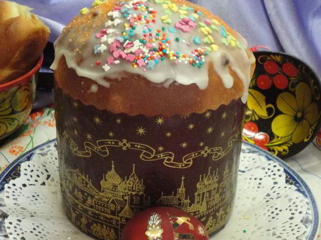 Рецепт кулича лимонного