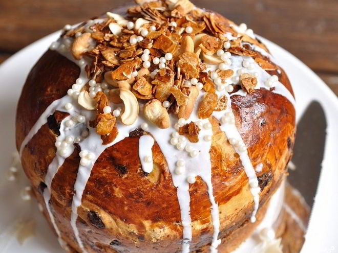 Рецепт кулича на сметане