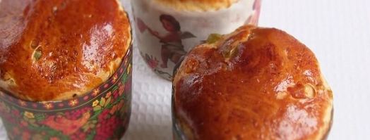 кулич пасхальный медовый на воде с цукатами и изюмом. Шаг 16