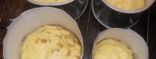 кулич с изюмом и апельсиновой цедрой. Шаг 14