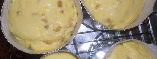 кулич с изюмом и апельсиновой цедрой. Шаг 15