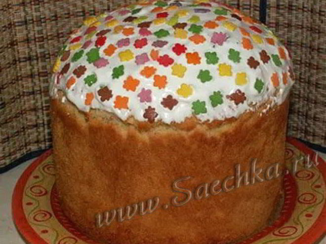 Рецепт кулича в мультиварке