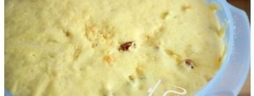 легкий и очень нежный пасхальный кулич. Шаг 4