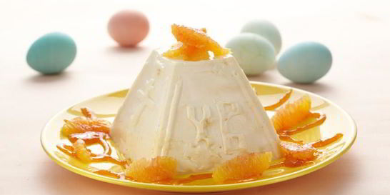 Пасха из рикотты с апельсином
