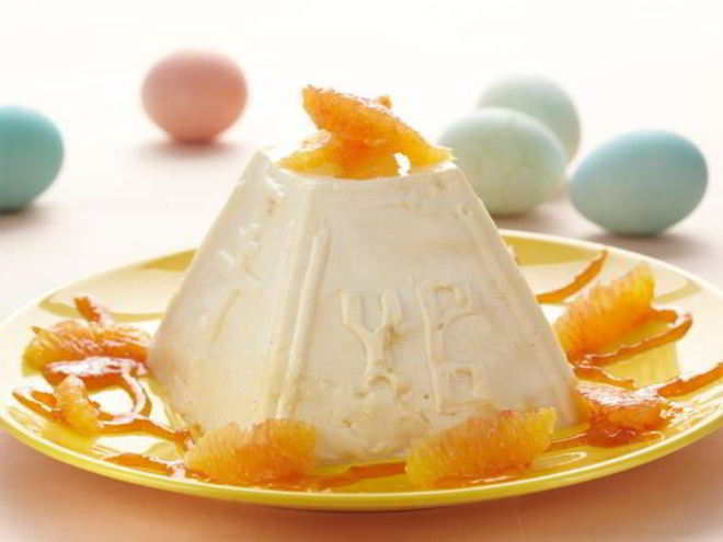 Рецепт пасхи из рикотты с апельсином
