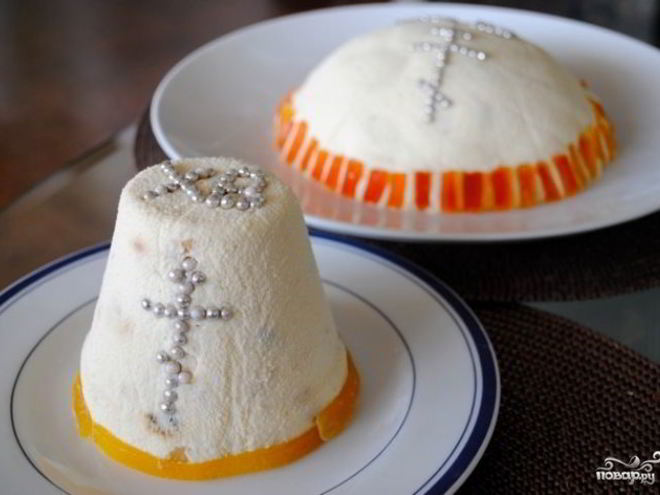 Рецепт пасхи из сырковой массы