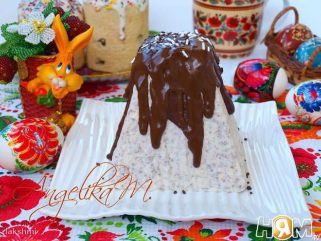 Рецепт пасхи с тертым шоколадом