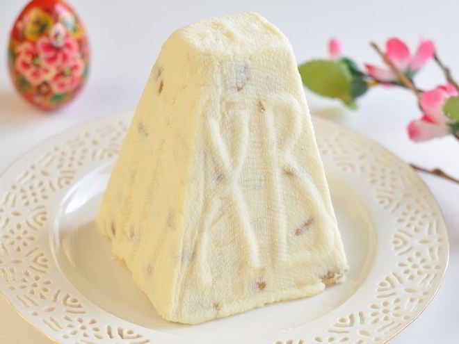 Рецепт пасхи со сливками без яиц