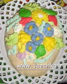 Пасха творожно-сметанная с вареным сгущенным молоком