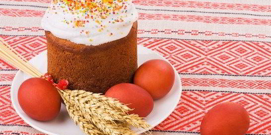 Пасхальный кулич с кремом