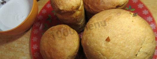 пасхальный кулич творожный с творогом. Шаг 28