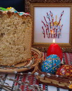 Пасхальные куличи с цельнозерновой мукой