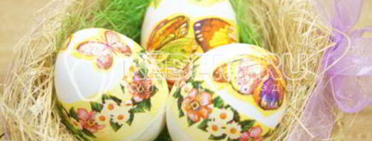 пасхальные яйца бабочки-цветочки. Шаг 5