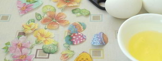 пасхальные яйца в стиле декупаж. Шаг 2