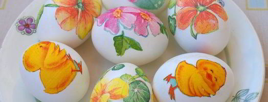 пасхальные яйца в стиле декупаж. Шаг 3