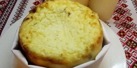 Печеная творожная пасха