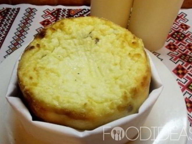 Рецепт печеной творожной пасхи