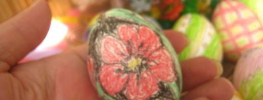 расписные пасхальные яйца. Шаг 2