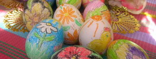 расписные пасхальные яйца. Шаг 5