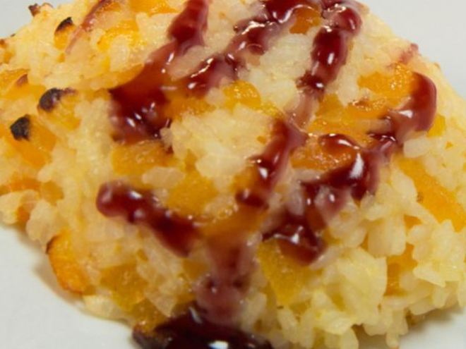 Рецепт рисовых куличиков с курагой