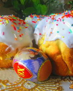 Сливочный кулич