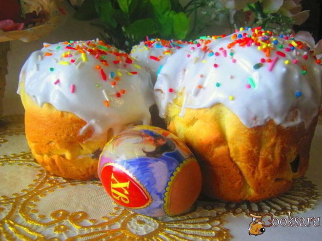 Рецепт сливочного кулича